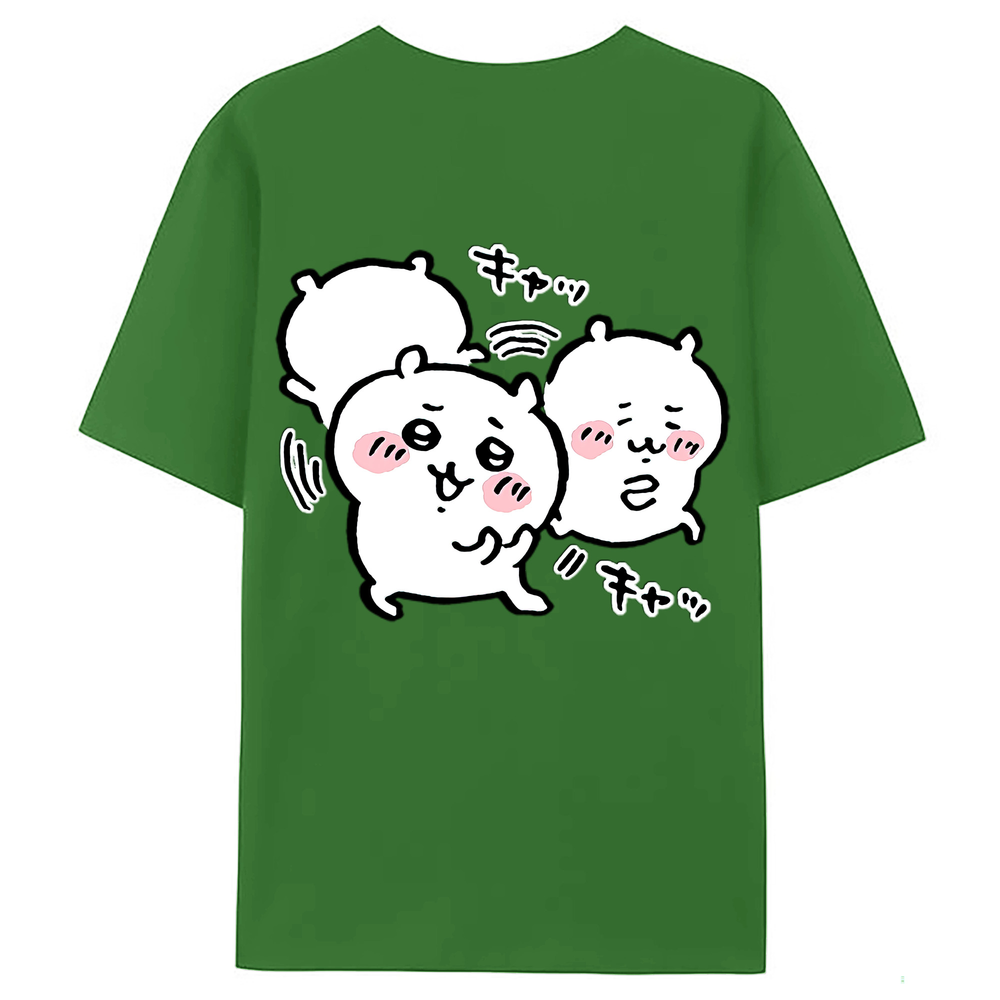 （画像用） ちいかわ ちいかわ Chii-kawa chiikawa レディース半袖Tシャツ(バックプリント)